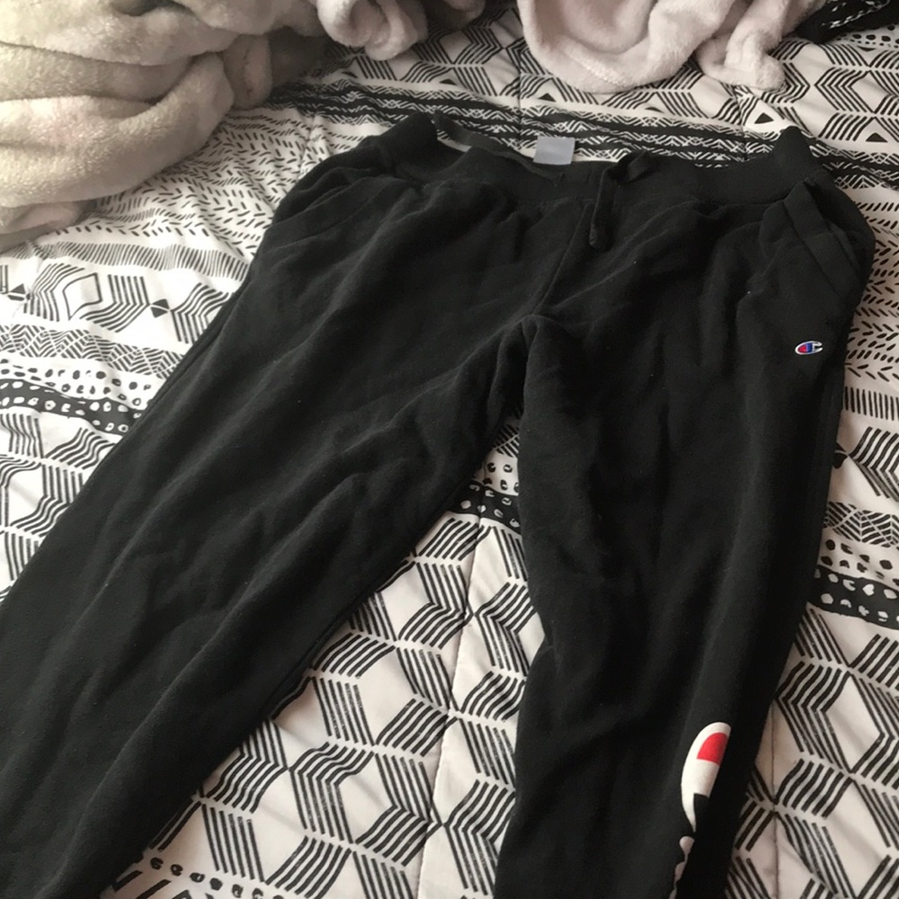 black champion sweatpants